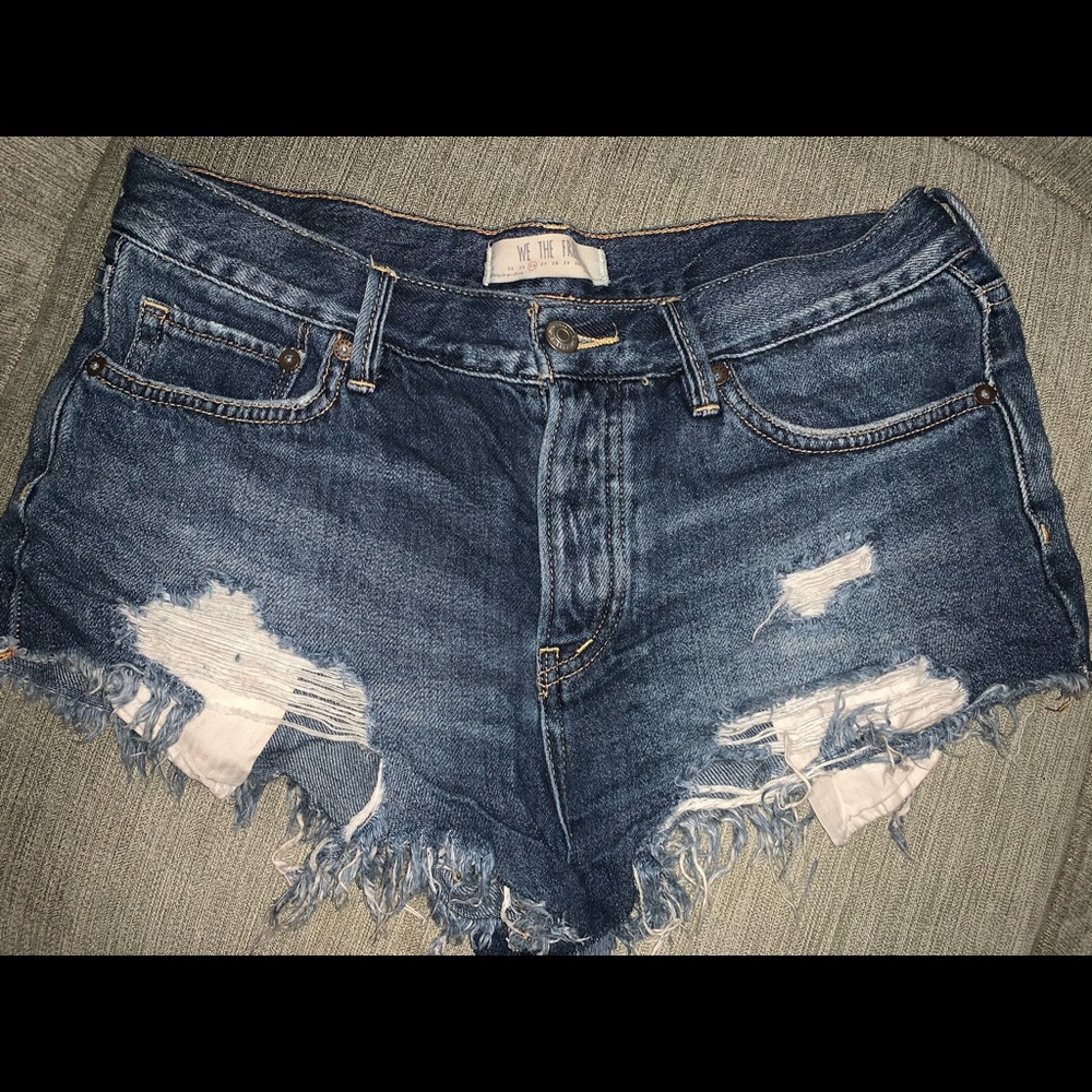 Free People Denim Shorts